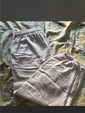 PINK Victoria's Secret Shine Light Pink Joggers